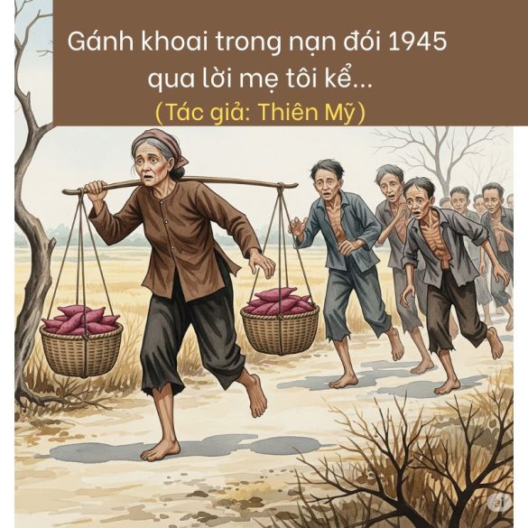 tiểu thuyết viết về nạn đói 1945 Ngẩng mặt thấy trời xanh